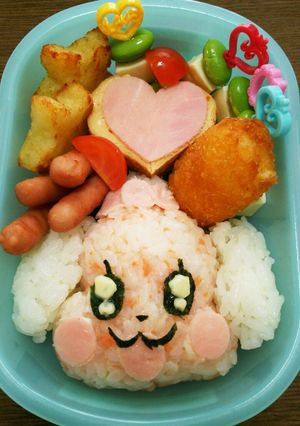 プリキュアアラモード☆ペコリンのキャラ弁-レシピのメイン写真