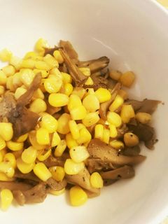 舞茸とコーンバター-レシピのメイン写真