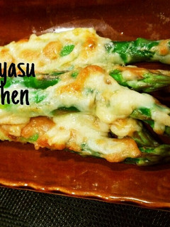 アスパラ味噌マヨチーズ焼き-レシピのメイン写真