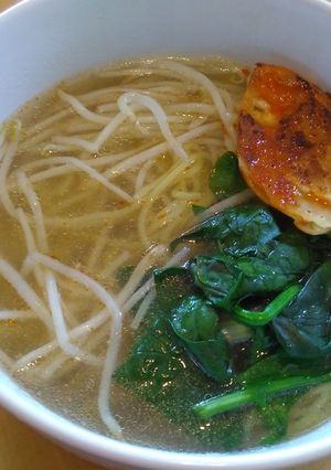 餃子ほうれん草もやし塩ラーメン-レシピのメイン写真