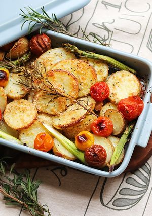 グリラーで　新じゃがのハーブ焼き-レシピのメイン写真