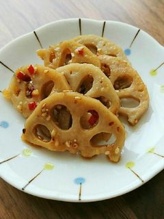 お弁当のおかず~蓮根のピリ辛きんぴら~-レシピのメイン写真
