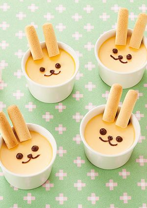 マヨネーズで!なめらかうさぎプリン-レシピのメイン写真