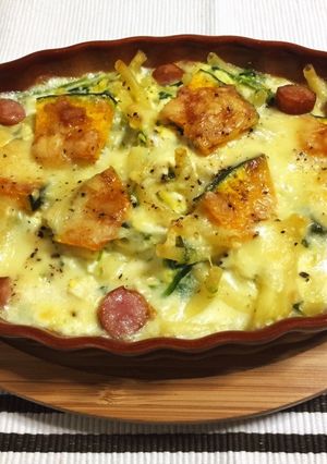 ほうれん草と茹で卵の豆腐グラタン-レシピのメイン写真