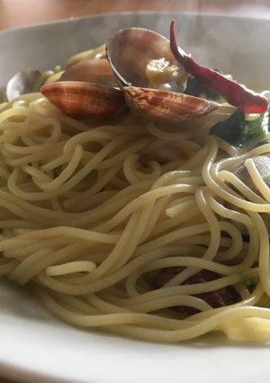 お鍋1個でアサリのスープパスタ-レシピのメイン写真