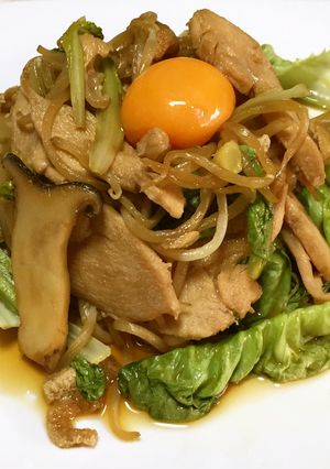 もやしとエリンギのすき焼きサラダ菜炒め☆-レシピのメイン写真
