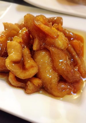 鶏皮の甘だれ炒め-レシピのメイン写真