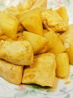 長芋と鶏胸のバター醤油炒め☆-レシピのメイン写真