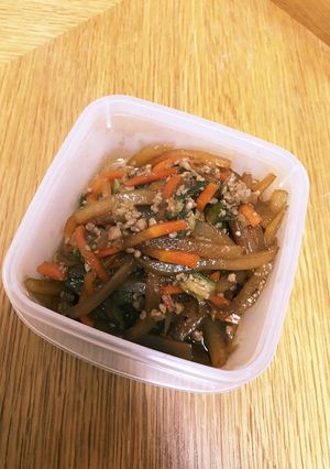 ヤーコンでたっぷり生姜の醤油炒め煮♪-レシピのメイン写真