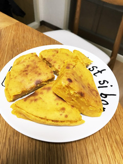 材料3つ!しっとりカボチャケーキ!-レシピのメイン写真