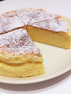 しっとりスフレチーズケーキ-レシピのメイン写真