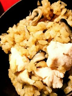 ★鶏むね肉とシイタケの炊き込みご飯-レシピのメイン写真