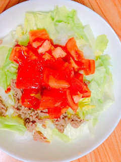 一皿で栄養満点!とっても簡単なタコライス-レシピのメイン写真