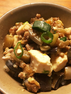 マーボー茄子丼-レシピのメイン写真