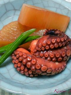 タコと大根の煮物。圧力鍋で簡単柔らか煮♪-レシピのメイン写真
