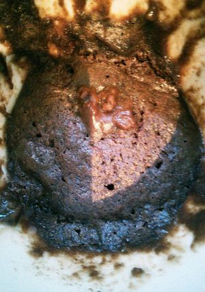 生チョコ風！カップケーキ　飲むココアで！-レシピのメイン写真