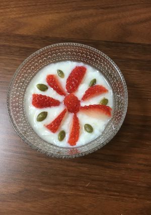 お花ヨーグルト-レシピのメイン写真