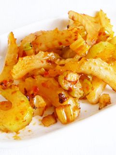 セロリの中華風ピリ辛炒め-レシピのメイン写真