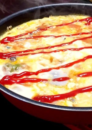 簡単☆洋風オムライス雑炊-レシピのメイン写真