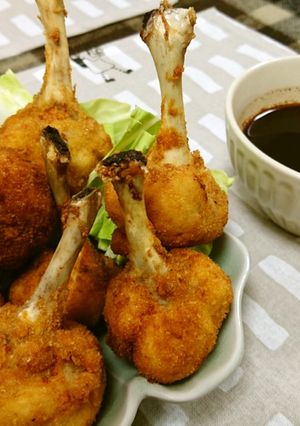 鶏手羽元のチューリップ　串揚げ屋風-レシピのメイン写真