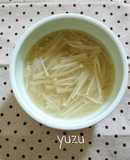 超低カロリーエノキでシャンタン中華スープ