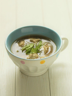 * ふわふわチキンボール・スープ♪-レシピのメイン写真
