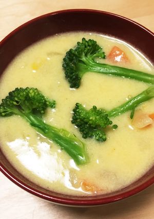 アレルギー対応・豆乳クリームコーンスープ-レシピのメイン写真