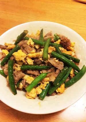 みんな喜ぶ！いんげんと豚肉炒め-レシピのメイン写真