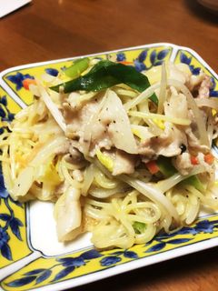 王将ラーメンパックで焼きチャンポン風-レシピのメイン写真