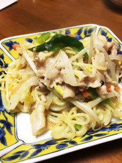 王将ラーメンパックで焼きチャンポン風-レシピのメイン写真