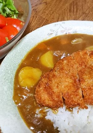 たまにはガッツリ!カツカレー♪-レシピのメイン写真
