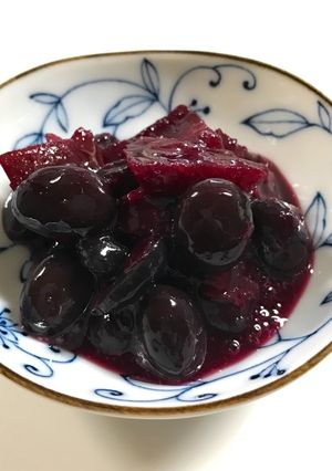 黒人参の塩レモングラッセで和えた茹で黒豆-レシピのメイン写真