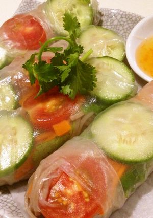 超簡単！蕎麦なヘルシー生春巻き-レシピのメイン写真