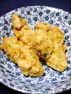ほんだしで!ぷるぷる牡蠣の青のり天ぷら-レシピのメイン写真