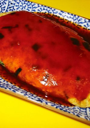～餃子の具余ったら卵とじ甘酢あんかけ～-レシピのメイン写真