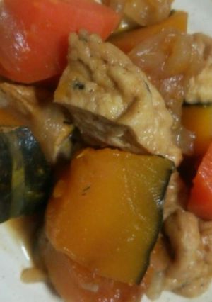 今日の煮物～がんもとかぼちゃの煮物～-レシピのメイン写真
