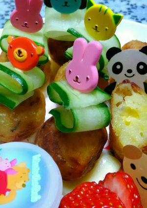 ポテトピンチョスと、ナゲット風-レシピのメイン写真