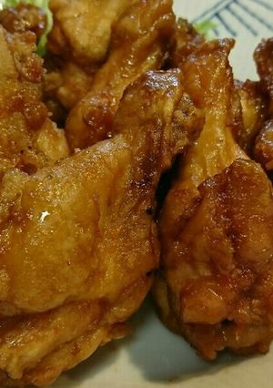 揚げ鶏手羽元のタレがらめ-レシピのメイン写真