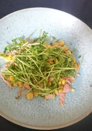 適当豆苗のツナコン和え-レシピのメイン写真