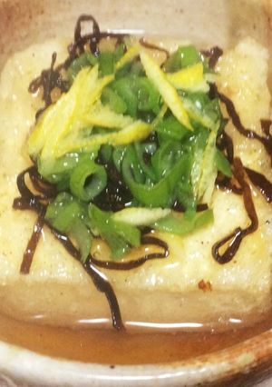 塩昆布とほうじ茶で簡単旨い♡揚げ出し豆腐-レシピのメイン写真