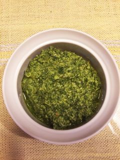 大葉で手軽に♪ジェノベーゼソース☆-レシピのメイン写真