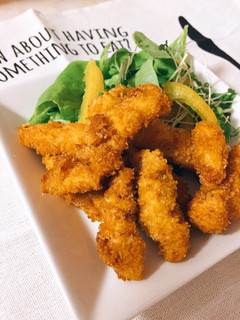 簡単!ヘルシーささ身のカレー風味フライ-レシピのメイン写真