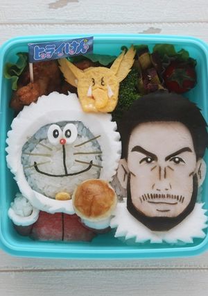 ドラえもん・平井 堅さんのキャラ弁-レシピのメイン写真
