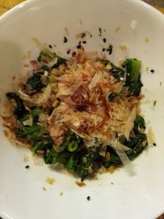 わさび菜のお浸し。-レシピのメイン写真