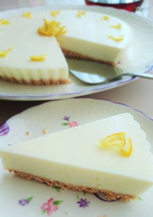 ココナッツオイルdeレアチーズケーキ-レシピのメイン写真