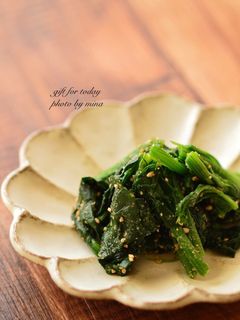 ほうれん草のごま和え-レシピのメイン写真