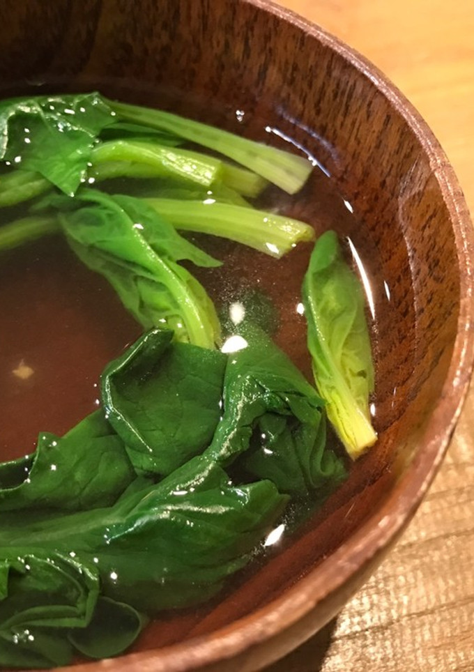 白だしで簡単＊ほうれん草のお吸い物-レシピのメイン写真