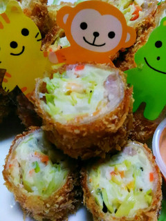 お好み焼き風!フライ-レシピのメイン写真