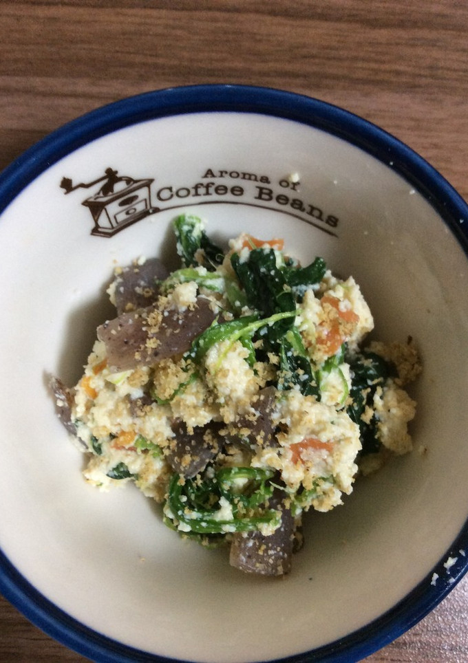 練り胡麻でほうれん草の白和え-レシピのメイン写真