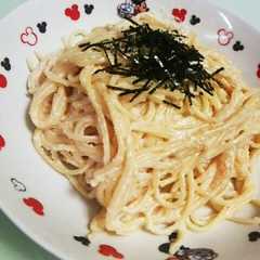 รูปของ 絶品！たらこクリームパスタ